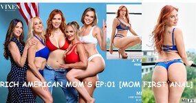 Rich American Mom's (Mom First Anal)